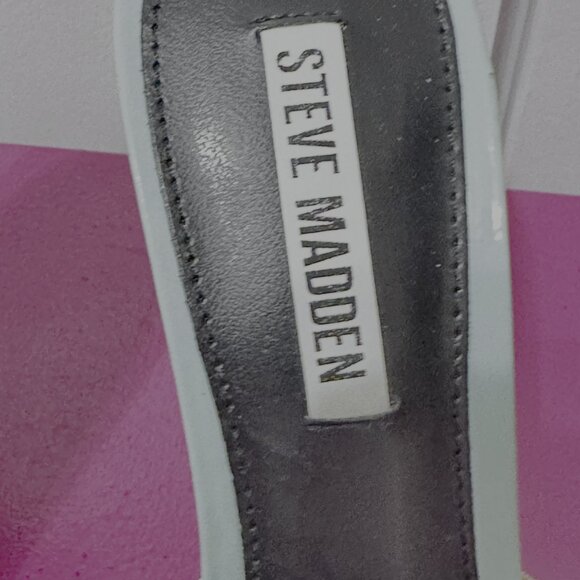 Steve Madden Velvet Slides size 6.5 - Picture 2 of 4